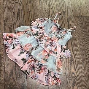 Floral bardot junior 18-24 months dress luxury toddler sale designer birthday